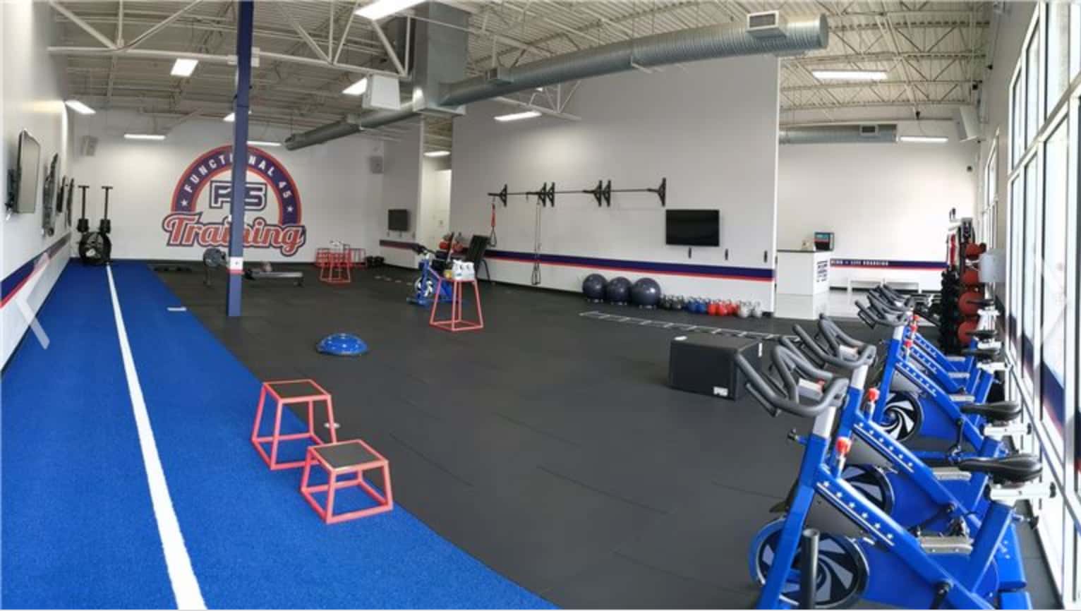 Inside an F45 franchise location