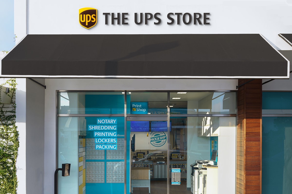 The UPS Store Front View