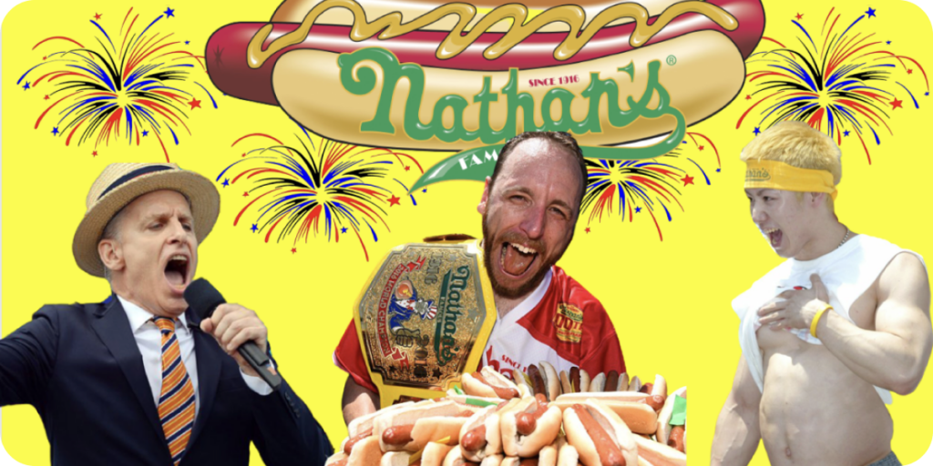 🍟 7/4/2022 Nathan's Famous Hot Dog Contest The Wolf of Franchises