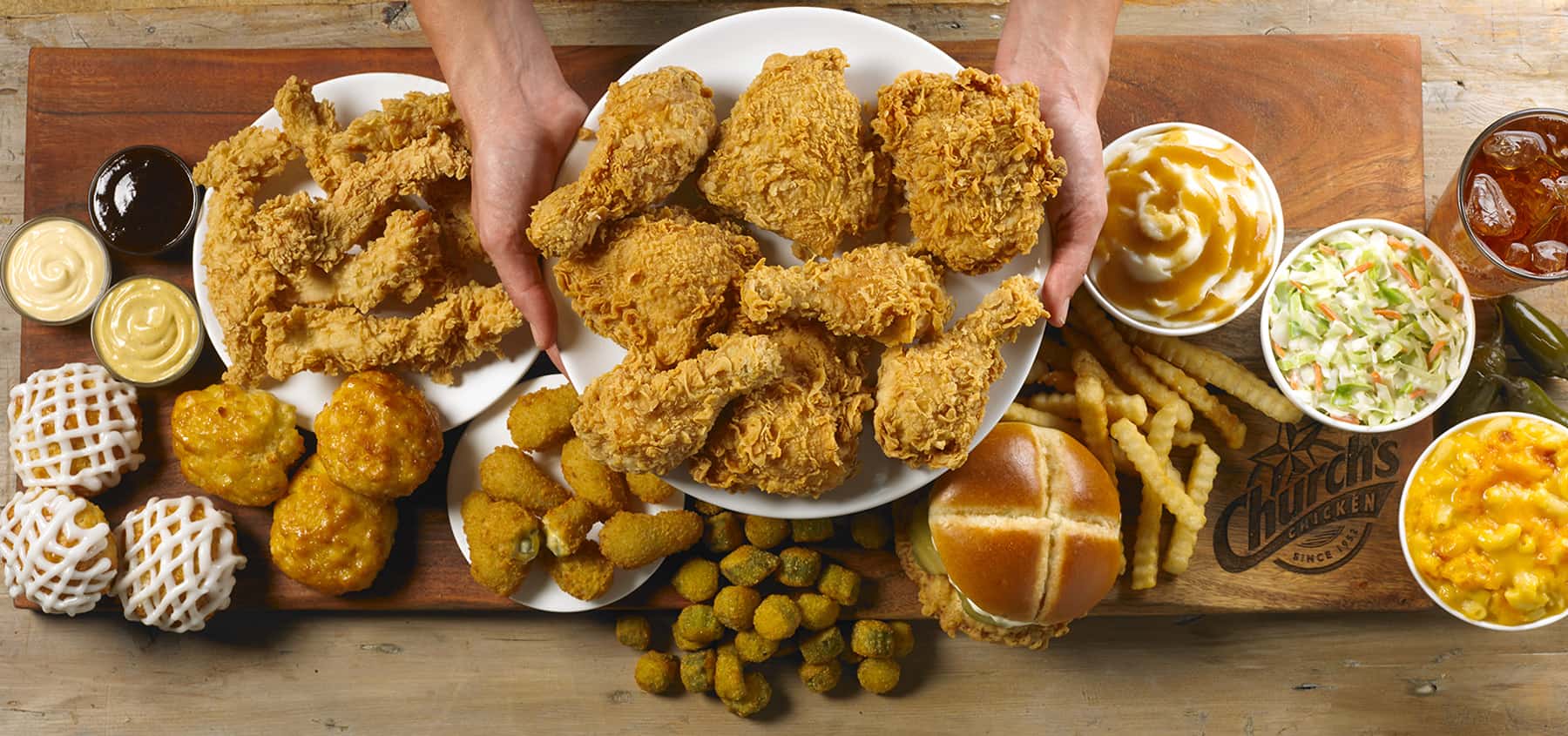 Churchs Chicken Food Offerings 